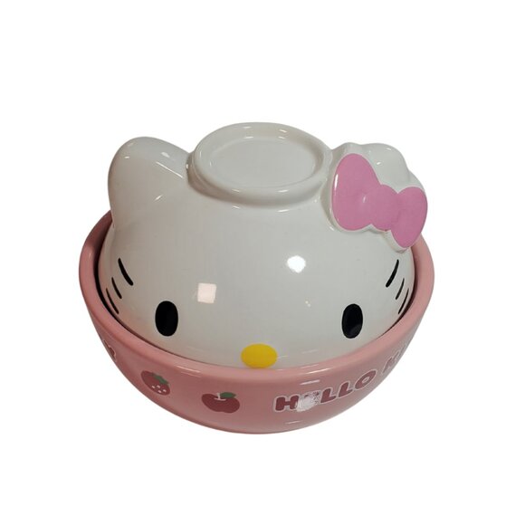 Vintage Hello Kitty Sanrio Noodle-Rice Bowl Tokyo Japan Rare Collectible 2004 - Picture 3 of 10